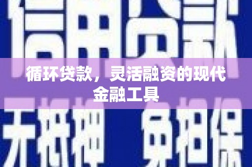 海盐循环贷款，灵活融资的现代金融工具