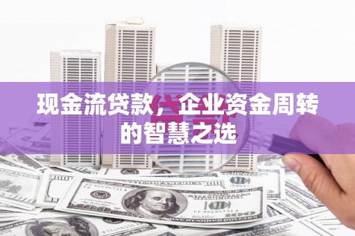 海盐现金流贷款，企业资金周转的智慧之选