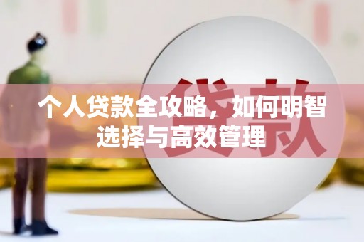 海盐个人贷款全攻略，如何明智选择与高效管理