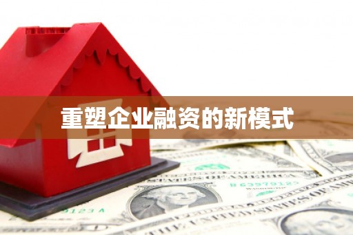 海盐重塑企业融资的新模式