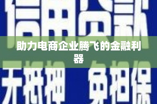 海盐助力电商企业腾飞的金融利器