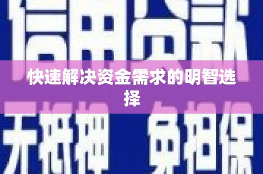 海盐快速解决资金需求的明智选择