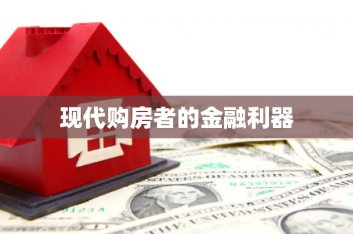 海盐现代购房者的金融利器