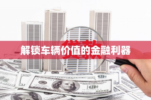 海盐解锁车辆价值的金融利器