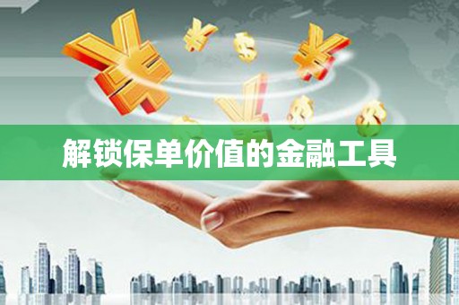 海盐解锁保单价值的金融工具