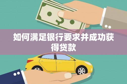海盐如何满足银行要求并成功获得贷款