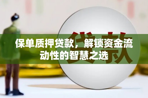 海盐保单质押贷款，解锁资金流动性的智慧之选